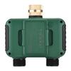 Bewässerungstimer Messing Einlass Smart Regenverzögerungsfunktion 2 Zonen Wasserschlauchtimer für Garten