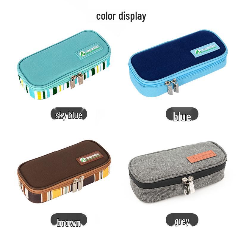 Large Portable Insulated Bag for Medication with Ice Pack