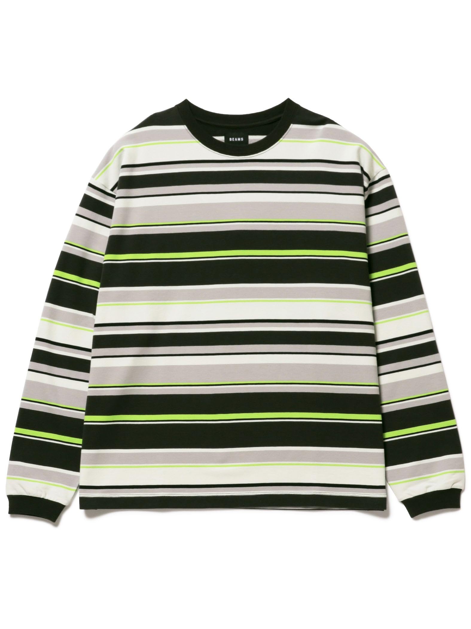 

ФУТБОЛКА С Длинным Рукавом СЕРАЯ L [BEAMS] L/S Футболка с несколькими краями Мужская