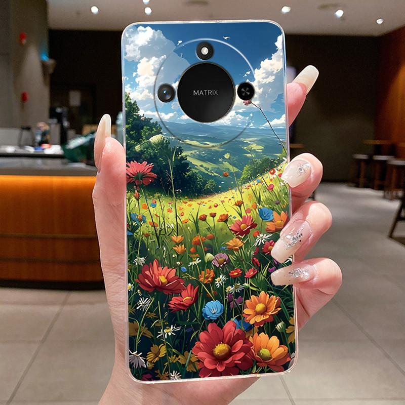 Casing For Honor X9c Smart 5G Luxury Dragon Cute Cool Boys Girls Phone Case Back Cover Honor X9cSmart Transparent Soft TPU Shell