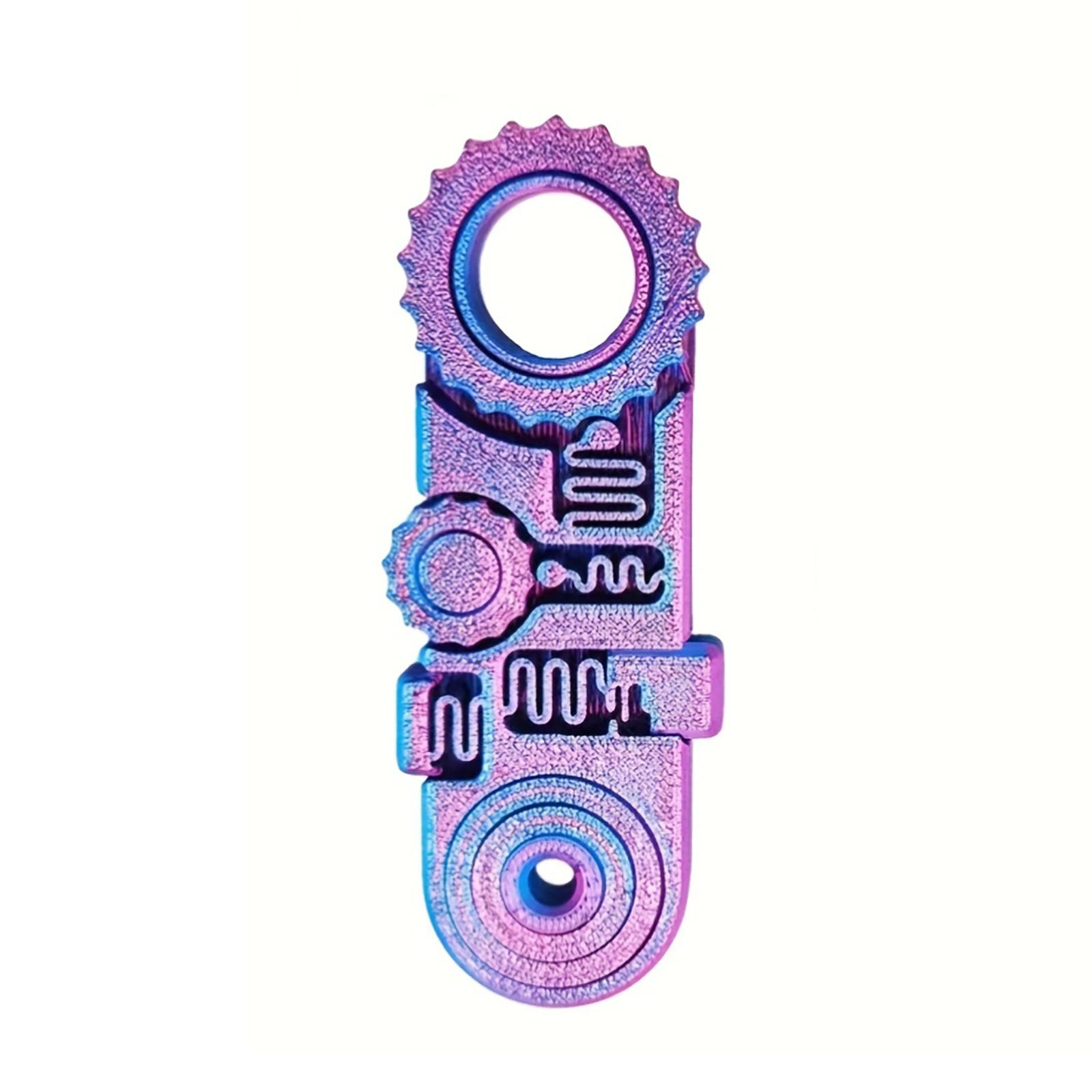 

3D Printed Gradient Color Rotating Ring Decompression Toy One Size