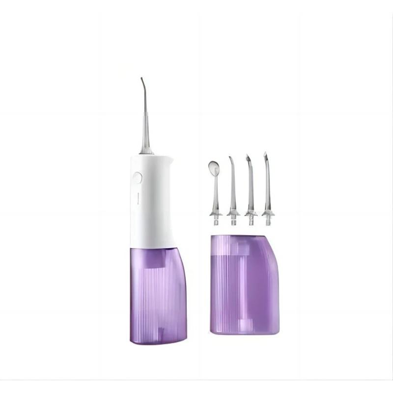 Oral Irrigator USB Rechargeable Water Flosser Portable Dental 4 Nozzles Water Jet Teeth Cleaner