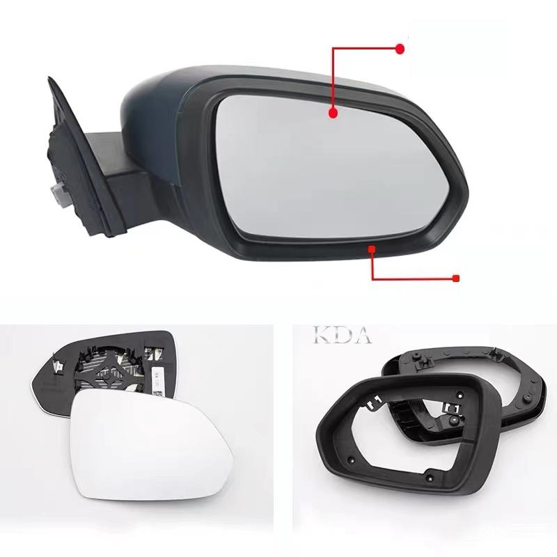 Auto Left Right Heated Rear Mirror Glass Mirror Cover Frame Trim Turn Signal Light for SAIC MG ZS MG ZX MG RX3 MG ZST