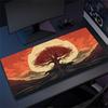 Large Game Deskmat Natural Rubber Mousepad Landscape Mountain Sunset Cartoon Mouse Pad Antislip Carpet Keyboard Mouse Mat 90x40