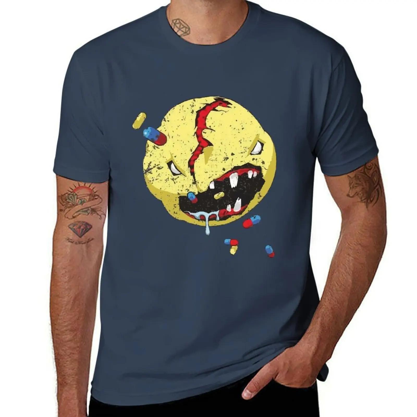 

Любимая Футболка Футболка Хиппи Одежда Милые Топы Короткий Рукав Хлопок Винтажная Футболка Круглый Вырез Кибер Самурай Панк Футболка 3XL