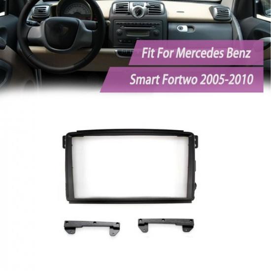 Auto Fascia Stereo Bezel Panel Frame Trim For Mercedes Benz Smart Fortwo 05-10