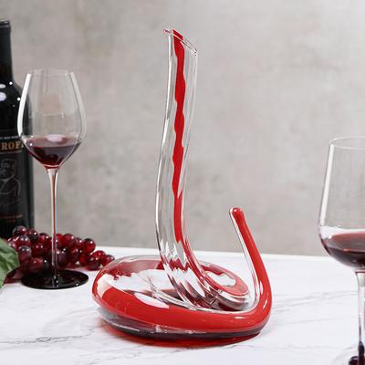 Artificially Blown Snake-shaped Glass Decanter Wine Separator Barware Household Wine Dispenser 1000ml Senior Decanter Wine Set