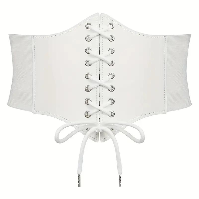 

Женский пояс, приталенный, универсальный, можно носить снаружи талии, летняя одежда, сетчатый дышащий пояс для похудения с зажимом на талии XL белый