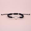 Hand Crafted Love Heart Couple Bracelet For Lover Women Men Adjustable Rope Friends Relationship Matching Bracelets Jewelry Gift