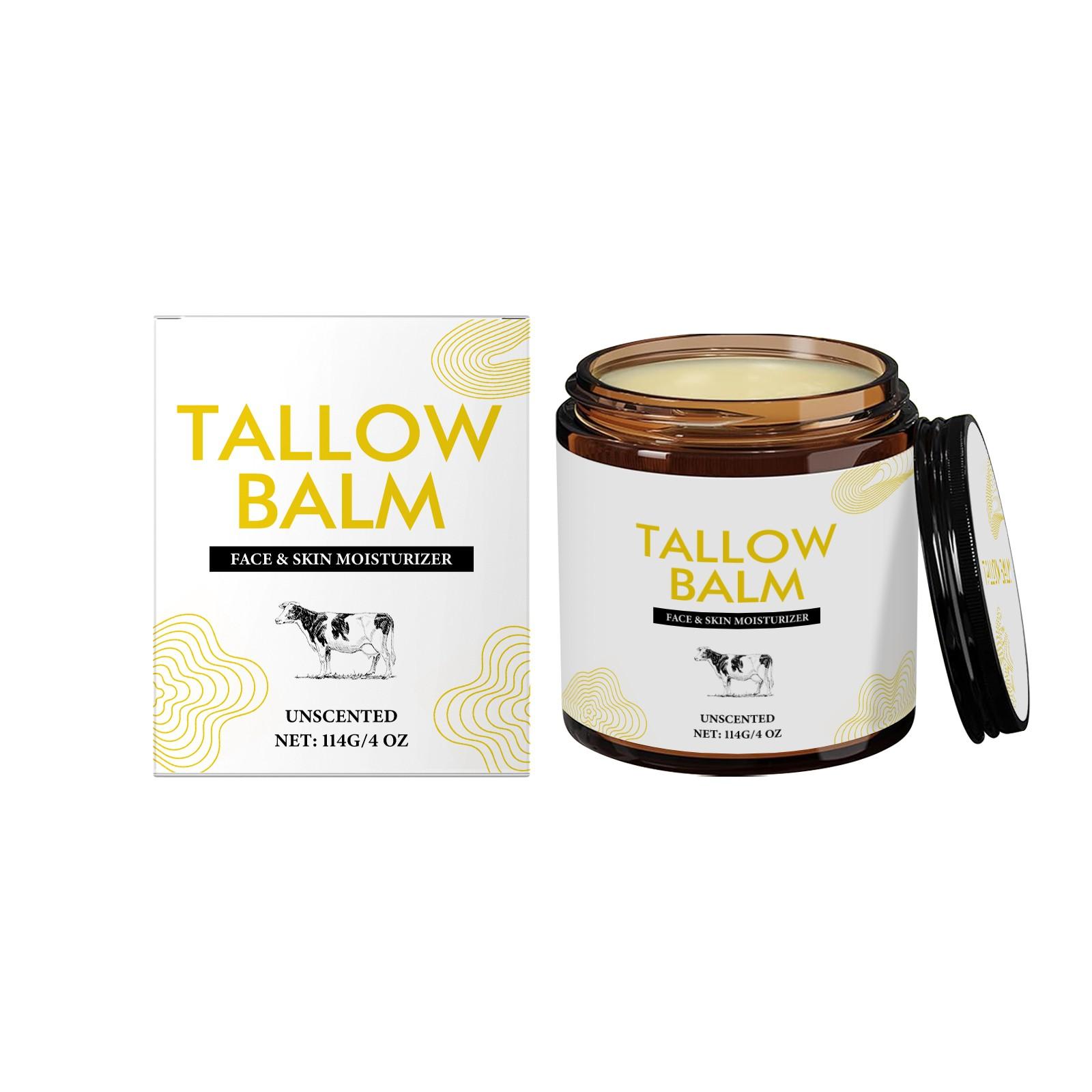 

Крем для лица с коровьим жиром Tallow Cream питает и смягчает кожу, восстанавливает и успокаивает лицо, увлажняет и подтягивает кожу 114 г One Size белый