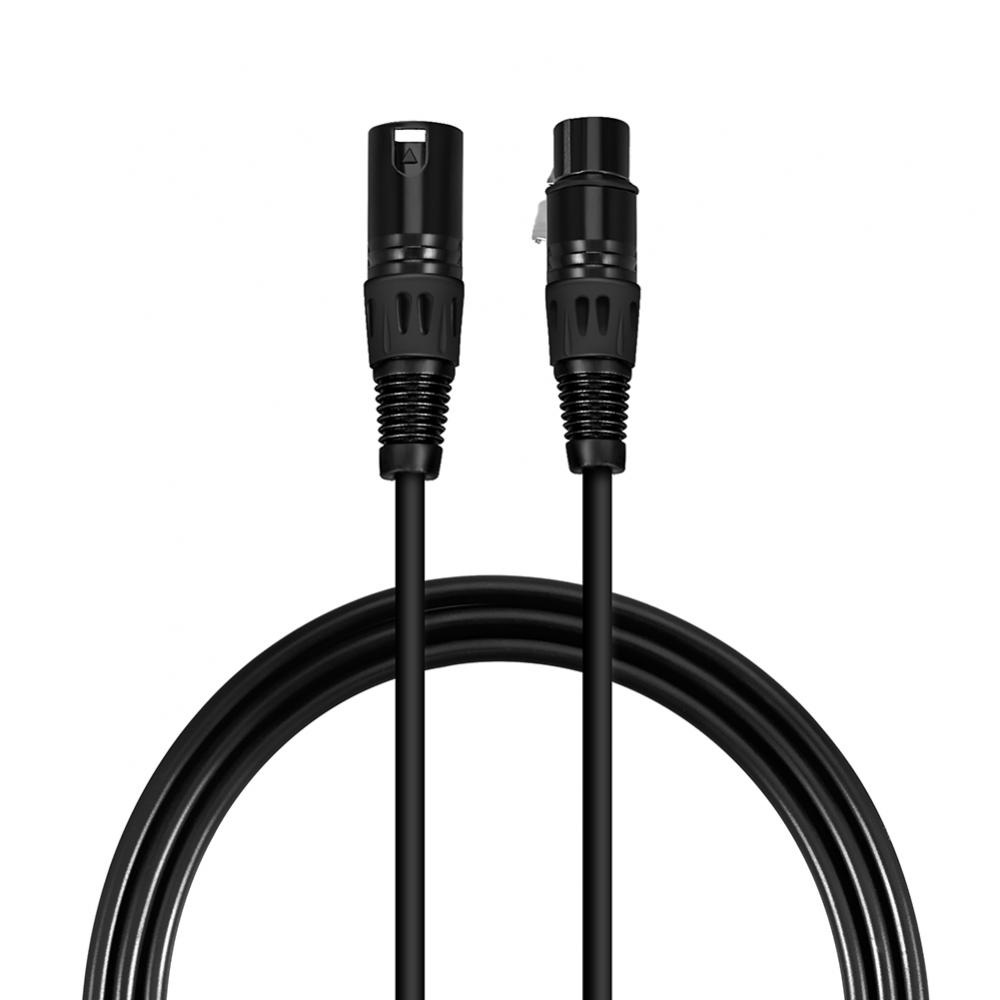 New 0.5/1/3/2m XLR 3 Pin Female to 5 Pin Male XLR Cable for Microphone Stage Light