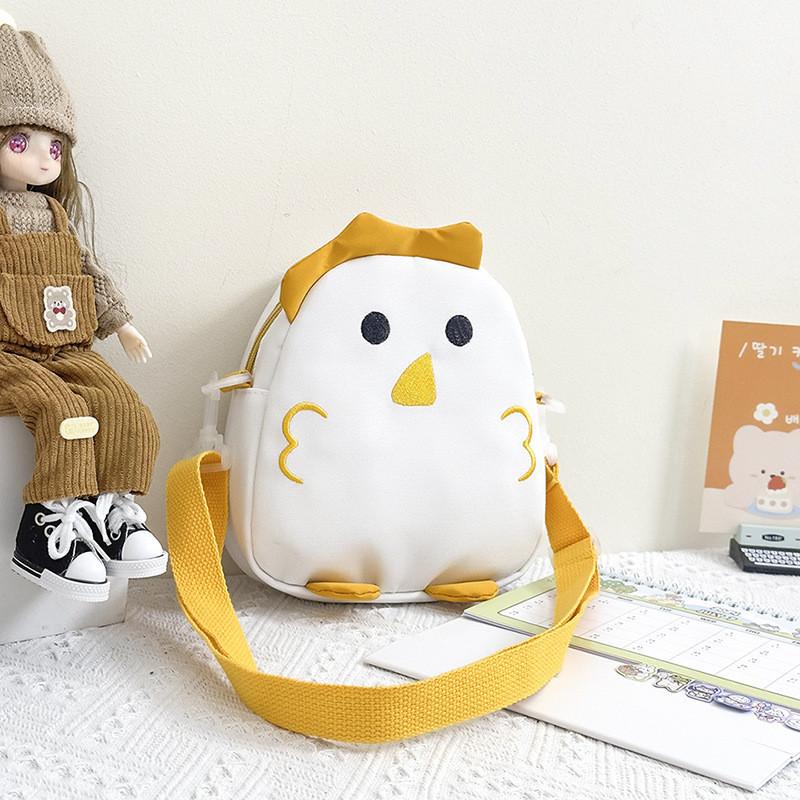 Cute Chick Cartoon Shoulder Bag For Kids Lightweight Mini Crossbody For Boys And Girls Daily Use