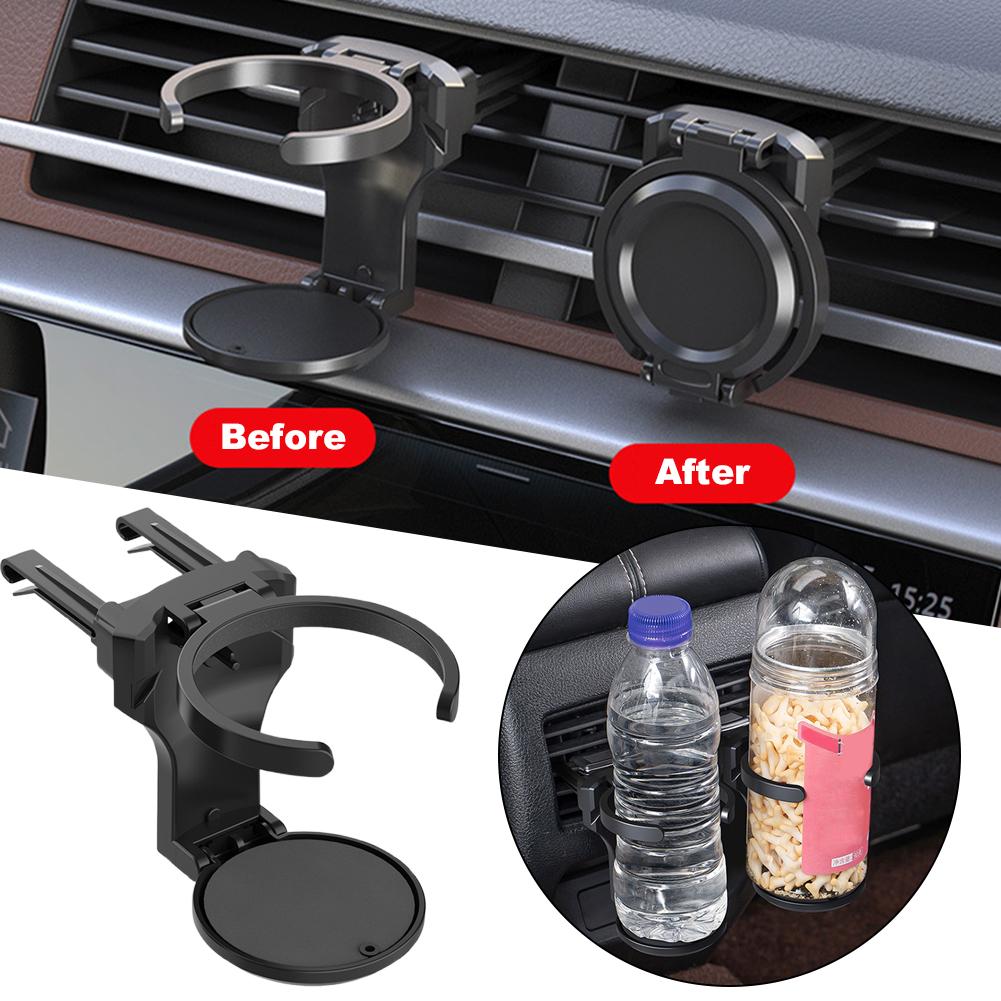 Car Folding Vent Cup Holder Foldable Auto Water Bottles Drink Rack Stand Multifunctional Car Coffee Cup Holder Accessories