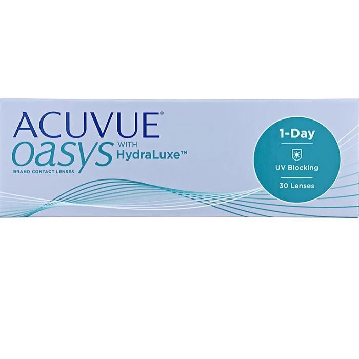 

Acuvue Oasys Hydraluxe Daily Replacement Contact Lenses -3.75 BC/8.5 30 Units