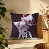 Trendy Rrosaliaing Cushion Cover Versatile DoubleSided Pillow Case Fit for Sofa Bed Car  Daily Decor