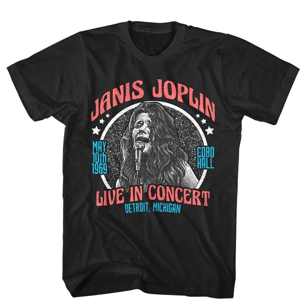 Janis Joplin Live In Concert Drawing Men T Shirt S