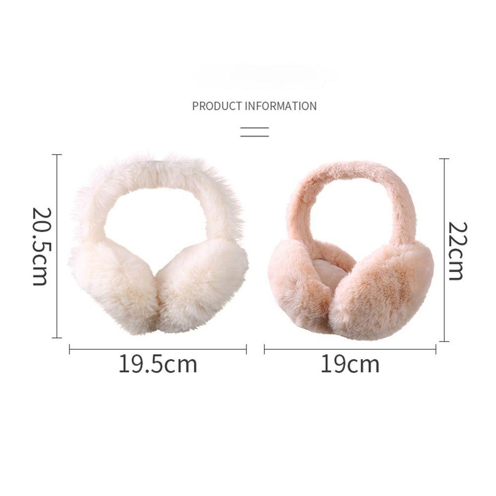 Warm Plush Ear Muffs Foldable Thicken Earflap Fashion Ear Cover  Winter