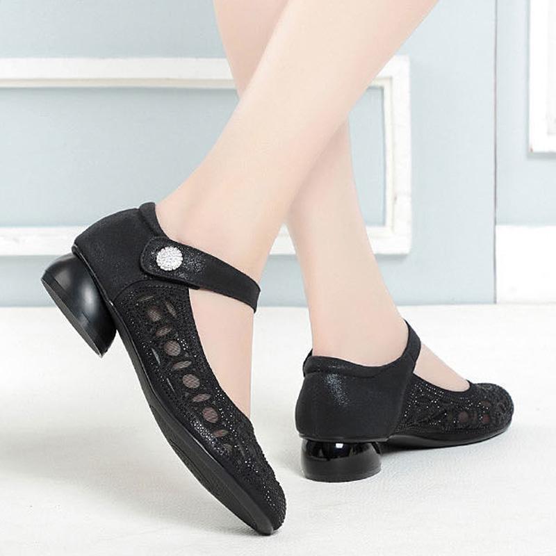 Women's Summer Sandals Luxury Elegant Casual For Women Trend 2024 Comfortable Mesh Barefoot Outdoor Fashion Low Heels Shoes