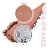 MISS ROSE Round Texture Blush Palette Waterproof Non Smudge Natural