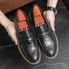 Scarpe Vera Pelle Uomo Mocassini Slip on Business Casual Scarpe in Pelle Mocassini Classici Morbidi Hombre Scarpe Uomo Traspiranti Piatti