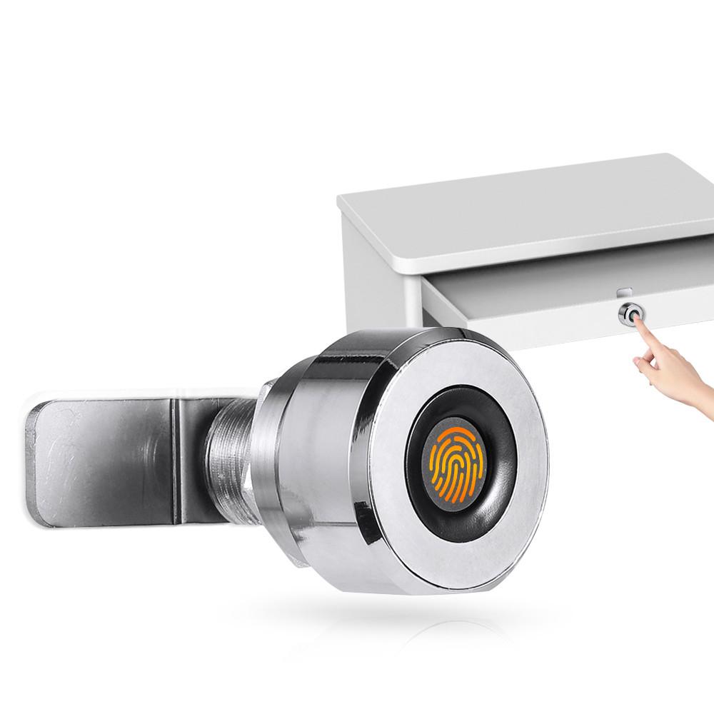 Digital Fingerprint Lock Drawer Lock Rechargeable Keyless Built-in Zinc Alloy Smart Cabinet Lock Household Cabinet Lock