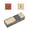 PATIKIL Week Number Rubber Wooden Number Stamp with Ink Vintage Box Perfect for DIY Craft Card Making Stamp, Pad, Gift,