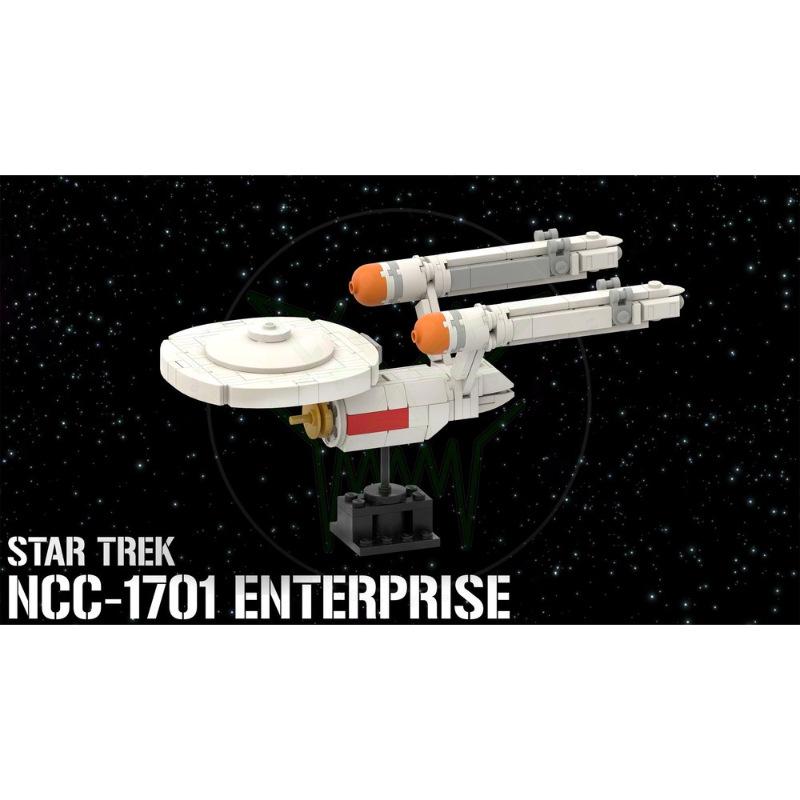 Platinum Brick MOC-169001-1  Star Trek  Series NCC-1701 Enterprise