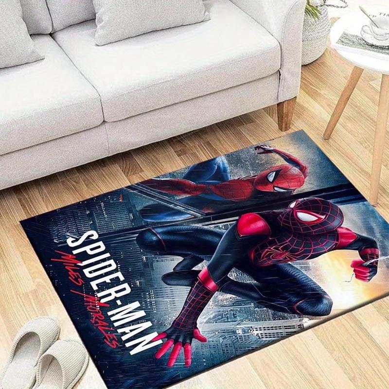 

1pc Spider-Man Pattern Area Rug Soft Flannel Floor Mat for Living Room,Office,Bedroom and Carpet,Sofa Coffee Table Floor Mat 60cm by 90cm