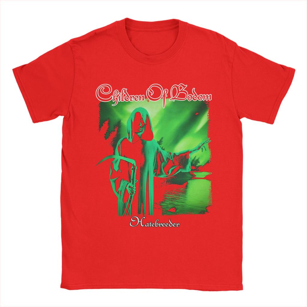 Children of Bodom T-shirts Unisex Katoen Grappige T-shirts Ronde Hals T-shirt Korte Mouw Kleding Cadeau Idee