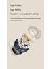 Smart Digital Display Noise-Cancelling Bluetooth Earphones for Sleep and Sports