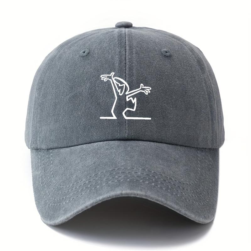 Unisex Fashionable and Versatile Printed Cartoon Character Baseball Cap Outdoor Lightweight Curved Brim Truck Driver Baseball Cap