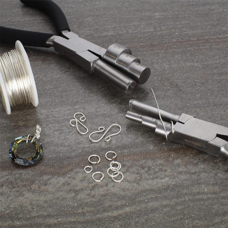 Rundzange für Schmuckherstellung und Elektroniklöten Komfortgriff Drahtwickelzange Schmuckwerkzeug