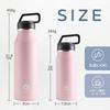 FJbottle Vacuum Insulated Stainless Steel Water Keeps Hot or Direct and Thermos for Club Outdoor Hot Includes Cleaning Suitable for and Pink 1.2L
