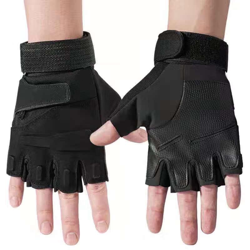 Zhan Ming Men s Half-Finger Tactical Cycling Gloves