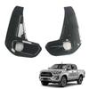 1Pair Pickup Car Front Bumper Fog Light Lamp Hoods Housing Cover Replacement for 2020 2021