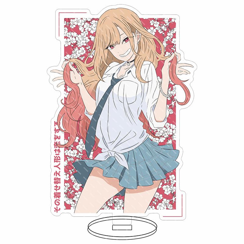 16Cm Anime My Dress Up Darling Series Acrylic Stand Cute Cartoon Character Kitagawa Marin Gojo Wakana Creativity Stand Toy