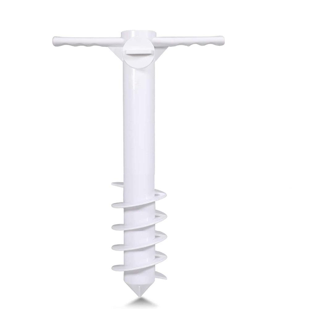 

1pcs Beach Anchor Plastic With Five Spirals Beach Umbrella Inserted Outdoor Sunshade Courtyard Terrace Party Umbrella Fixed Base