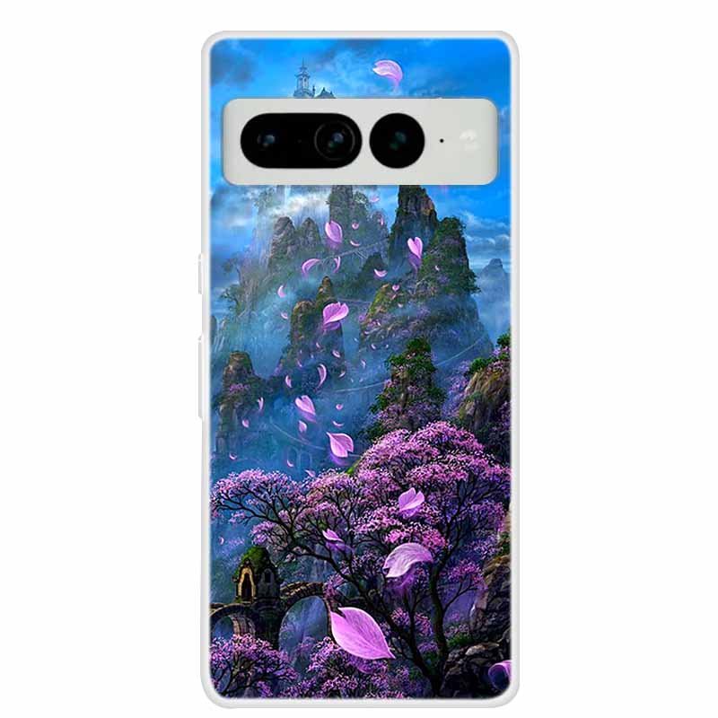 For Google Pixel 7 Pro Case Luxury Silicone TPU Soft Back Cover Phone Case For Google Pixel7 Pro Coque Audio Shockproof Funda