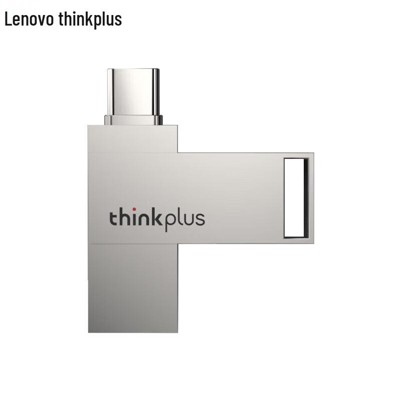 

Lenovo Thinkplus MU90 Двухсторонний USB 3.2 и Type-C Металлический флеш-накопитель