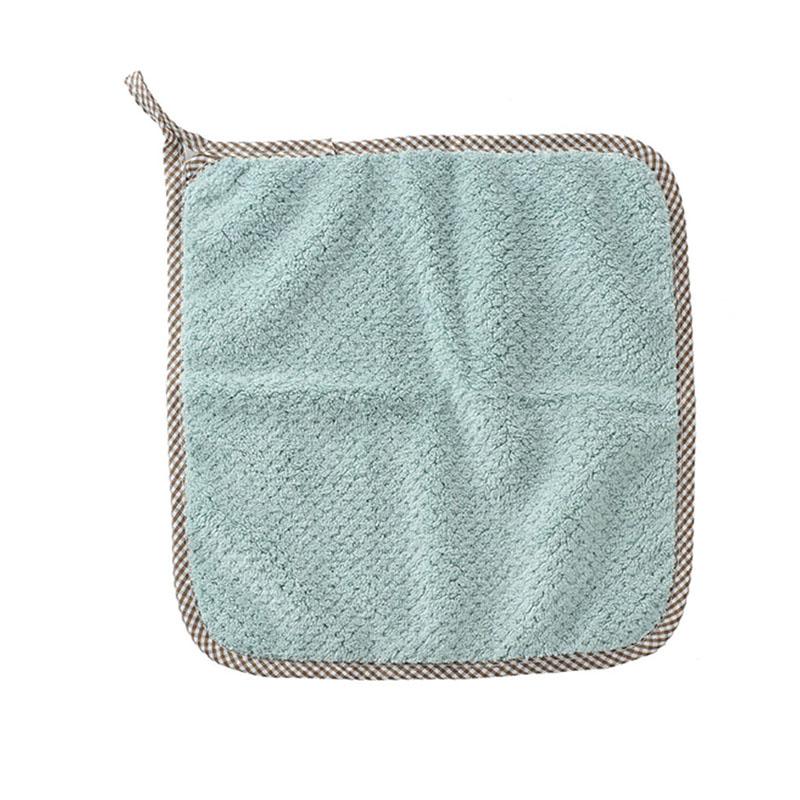 8pc Kitchen Anti-grease Wiping Rags Efficient Super Absorbent Microfiber Cleaning Cloth Home Washing Dish Kitchen Cleaning Towel