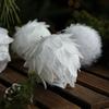 White Petal Foam Christmas Ball Merry Christmas Party Xmas Tree Decoration Christmas Hanging Ball Home Ornament
