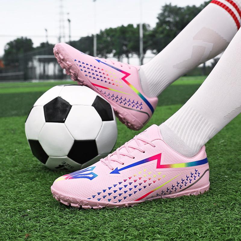 New Broken Nail Football Shoes Men's Adult Sports Training Shoes Men's and Women's Youth Long Nail Sports Shoes