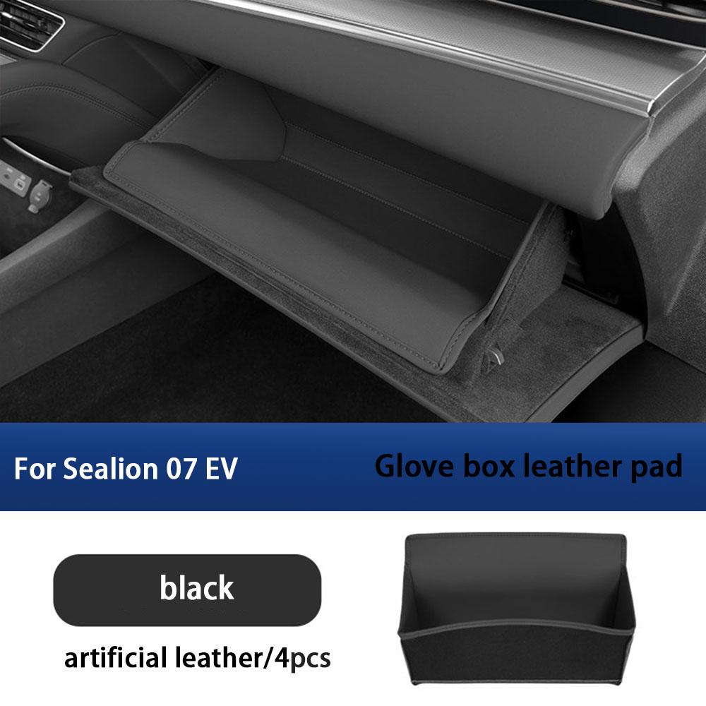 For BYD Sea Lion 07 EV Passenger Glove Box Storage Compartment Cushion Storage Bag Decorative Car Interior Accessories