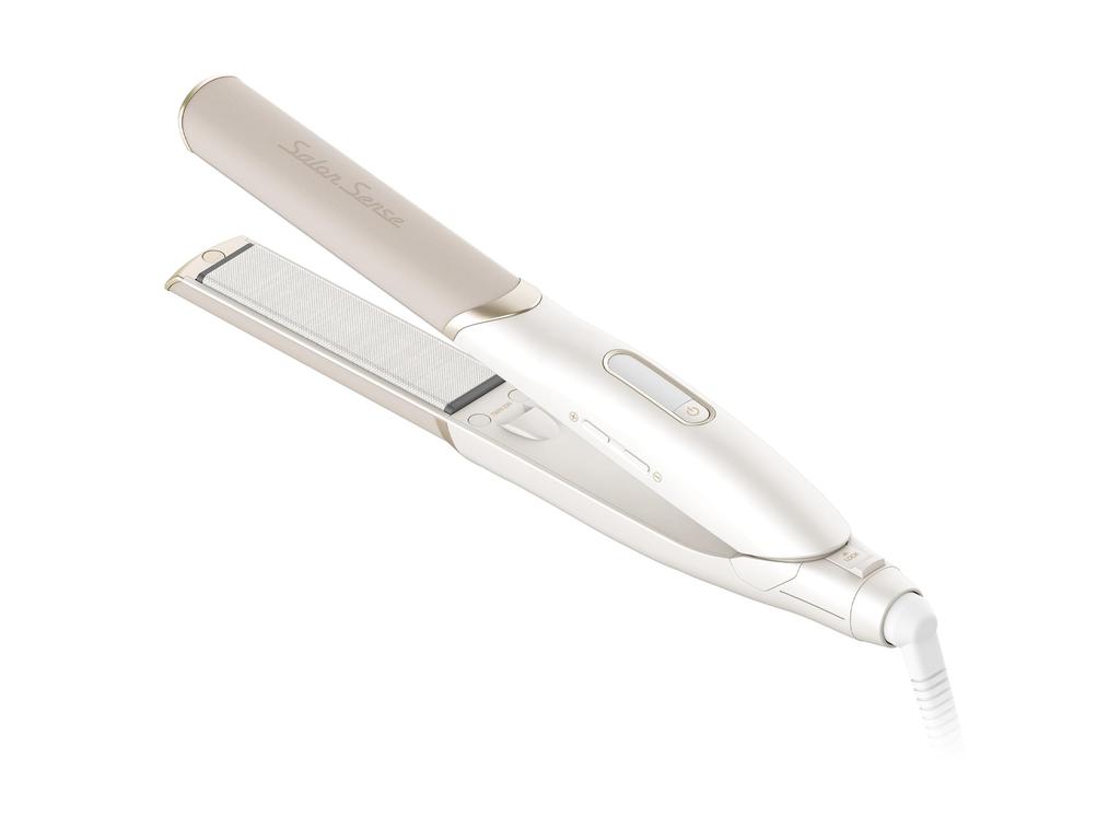 [Amazon.co.jp Exclusive] Kozumi Salon Sense Hair Iron, Straight, Silky Moist, Heat-Resistant Felt, International Compatible, White, KHS-8771/WH