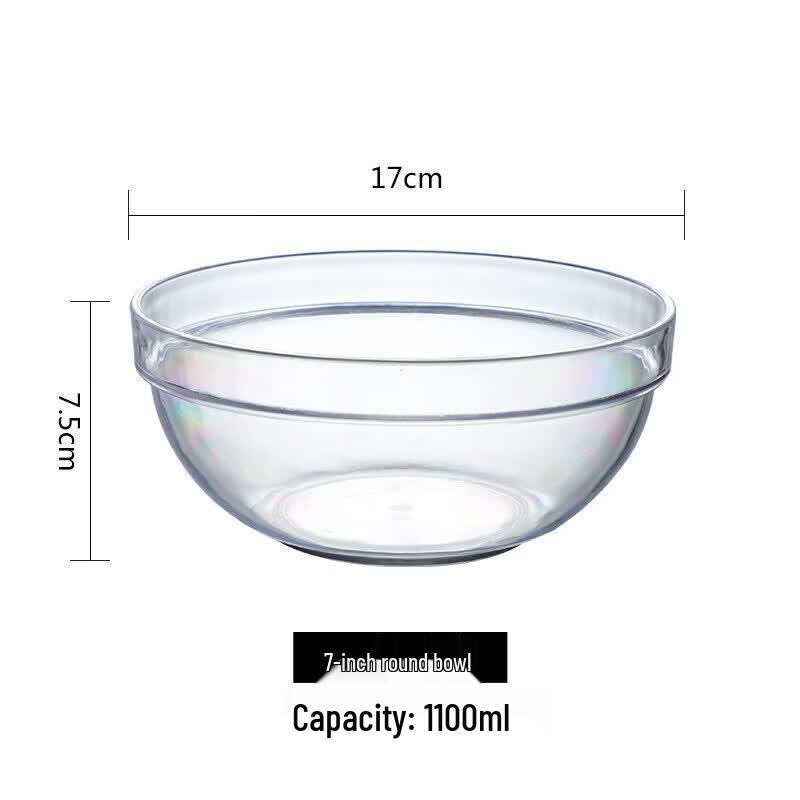 Qiwei Clear Acrylic Multipurpose Serving Bowl