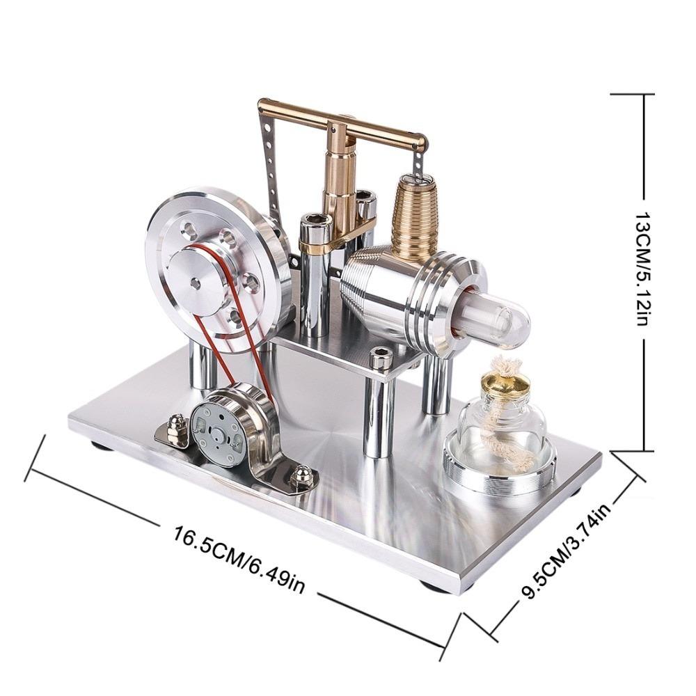 DIY Steam STEM Toy for Children Learning Science Gift Decoration Model Building Kit Stirling Engine Education Model Stirling Engine kit