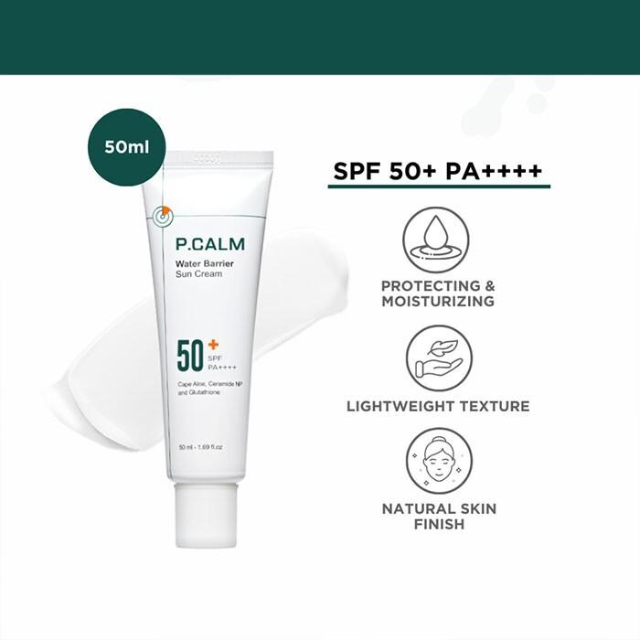 P.CALM Water Barrier Sun Cream SPF50+ PA++++ 50ml