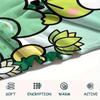 1PC Keroppi  Print Flannel Blanket, High Quality All Seasons, Home Decor, Warmth and Comfort, Perfect for Christmas Gifts