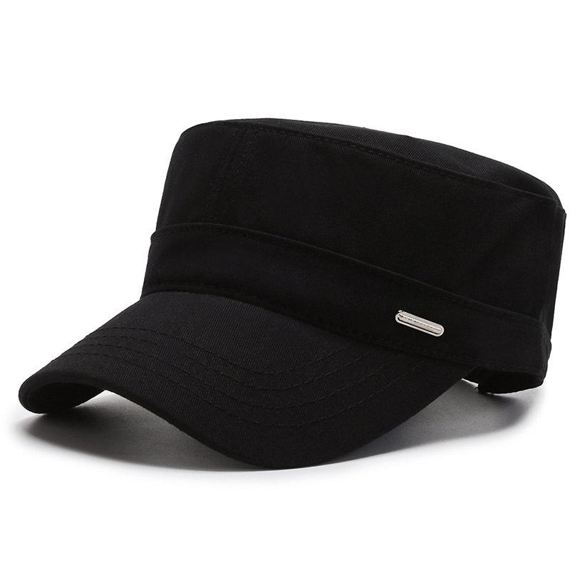 Hat Solid color Flat top hat Spring and autumn fashion Short brim sun hat Peaked hat Casual hat Trendy versatile