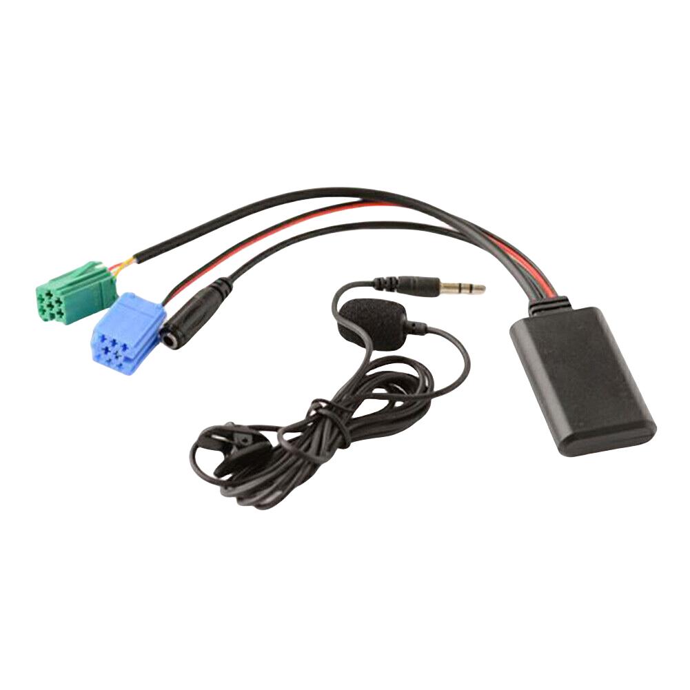 Car BT5.0 Module AUX Cable Adapter with MIC Radio Stereo Handsfree Phone Free Calling Adapter Tool for Renault Update List Radio Radio Accessories 4